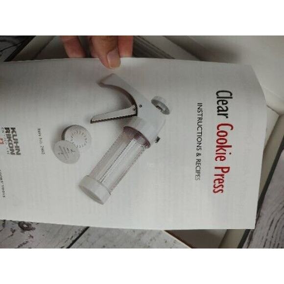 Kuhn Rikon Cookie Press 14 Pc Set Baking Spritz Decorating Cookie Cutter New - Picture 5 of 5